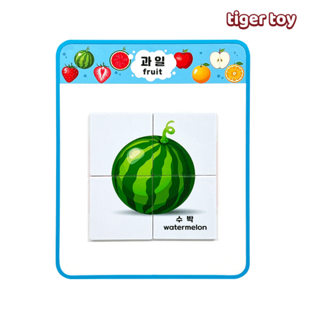 과일 자석 맥퍼즐 4종