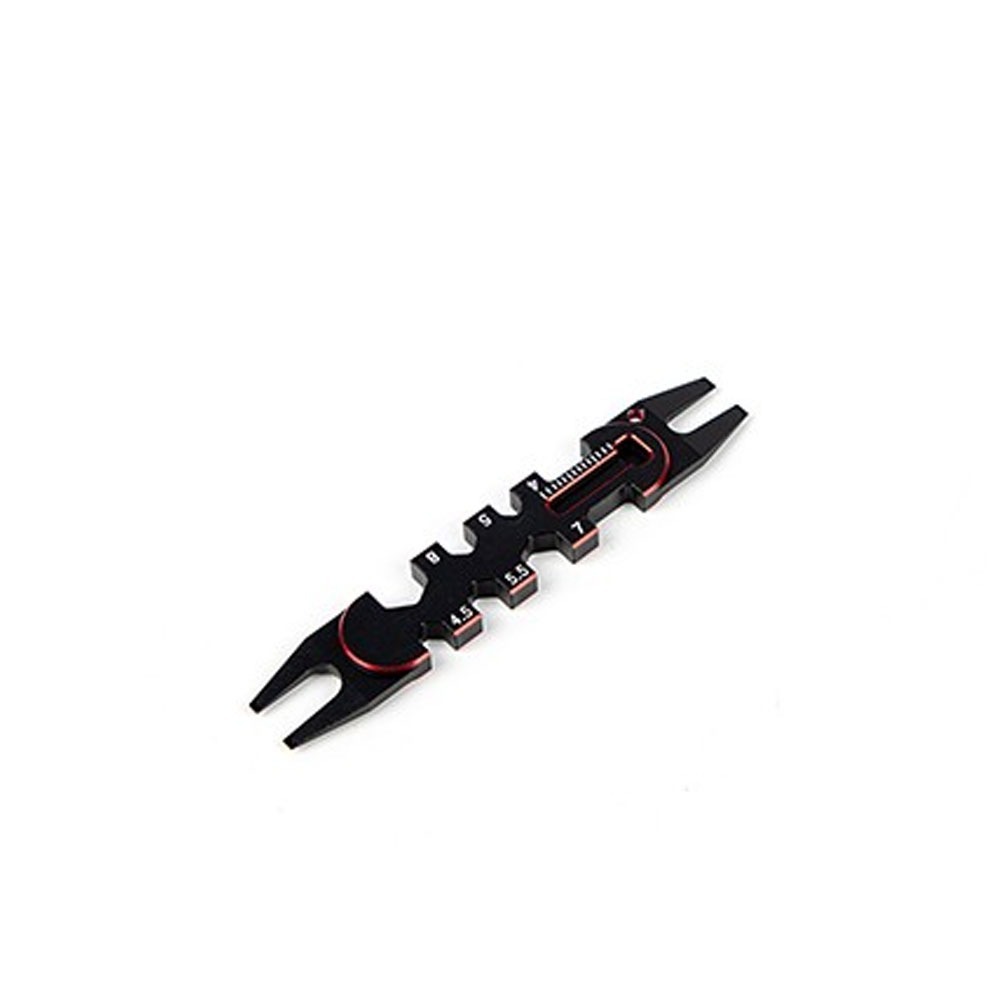 TAROT,[TR] Multifunction 4/4.5/5/5.5/7/8mm Turn Buckle/End Remover (RED),ACROXAR