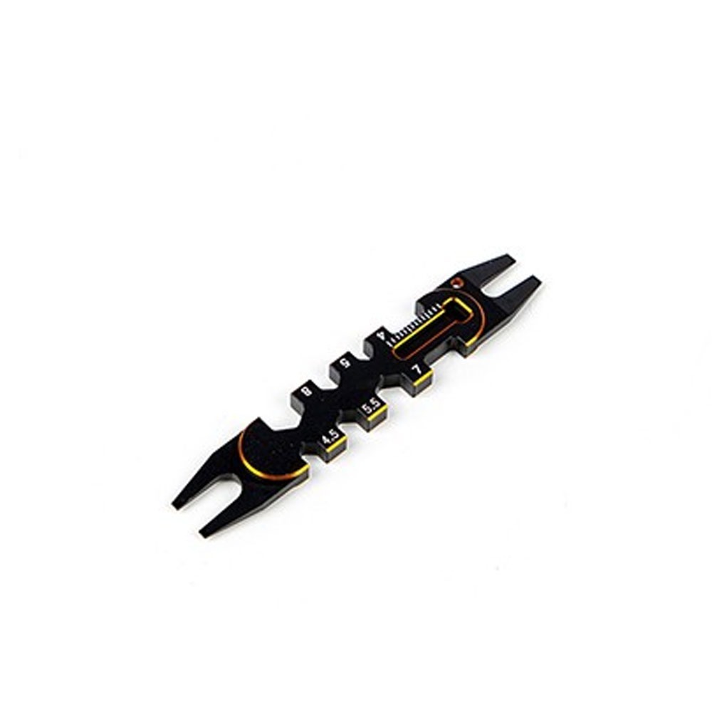 TAROT,[TR] Multifunction 4/4.5/5/5.5/7/8mm Turn Buckle/End Remover (Yellow),ACROXAR