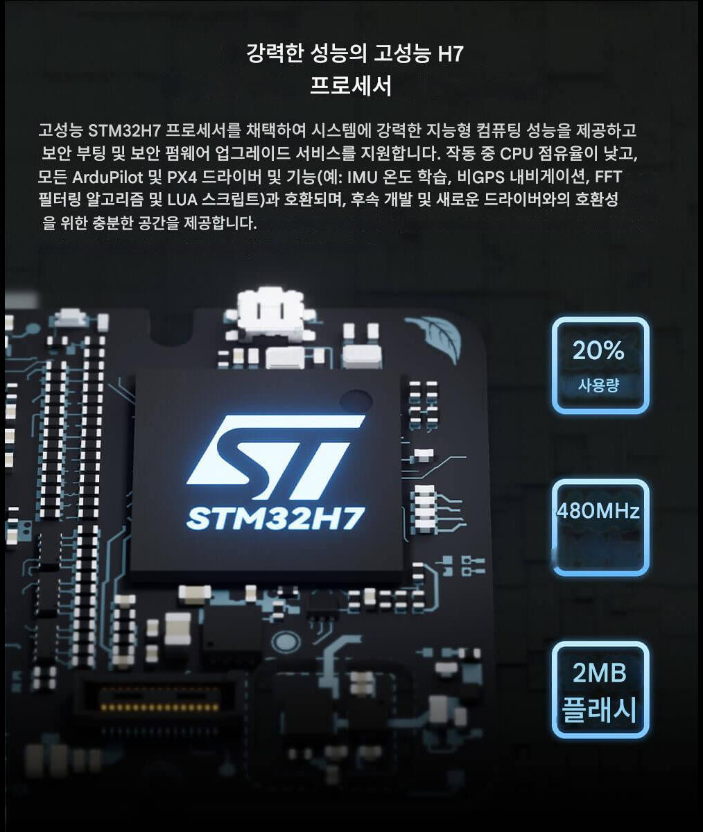 [���ܼ�]  [CUAV] X25 EVO �Ƚ�ȣũ STM32H7 �����Ʈ�ѷ� (�����Ǹ�)