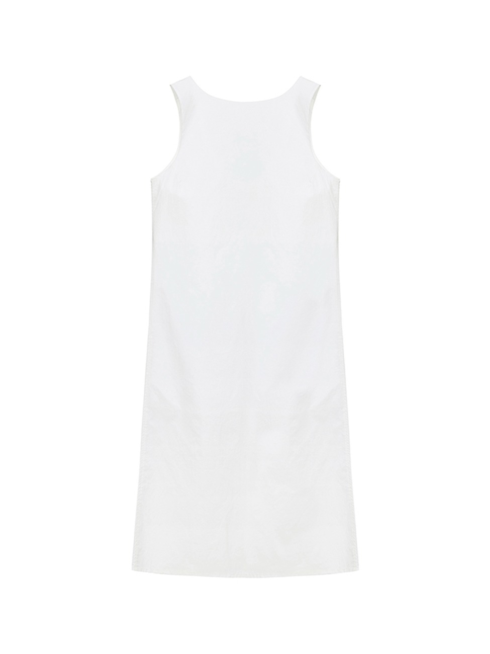 W BAMBOO AIR BOAT NECK MIDI DRESS - nau official
