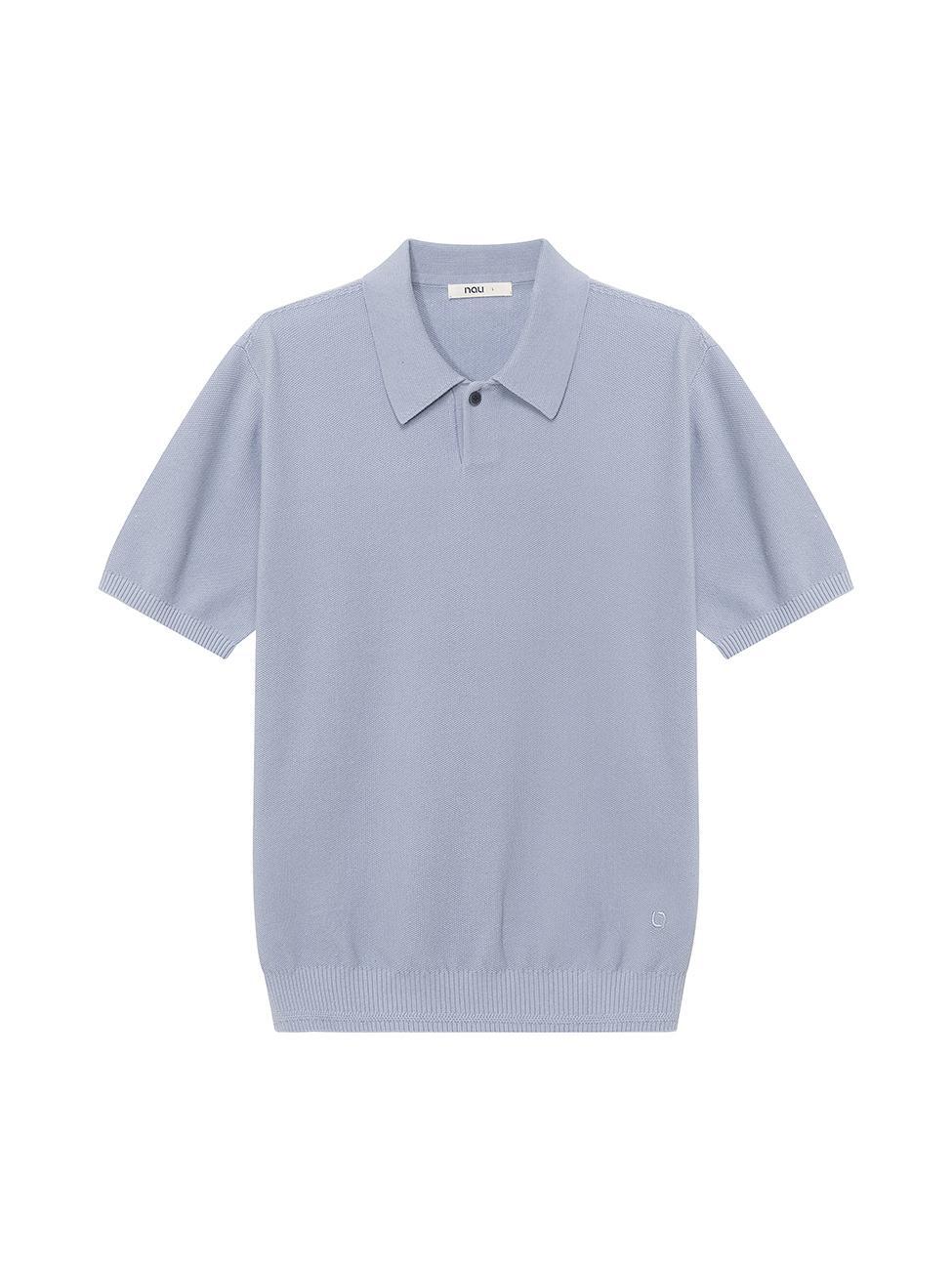 トップス SATUR Napoli Soft cotton polo knit NAPLESPOLO-ECRU-ECOM-