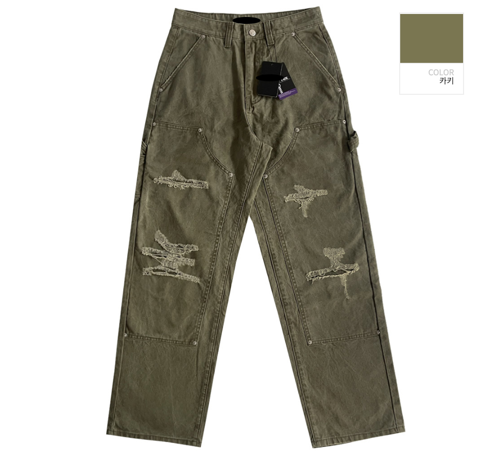 바지 카키 색상 이미지-S1L69
