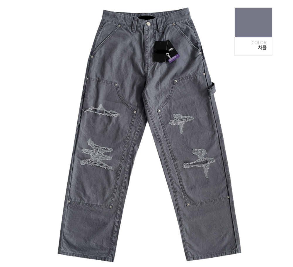 바지 차콜 색상 이미지-S1L70