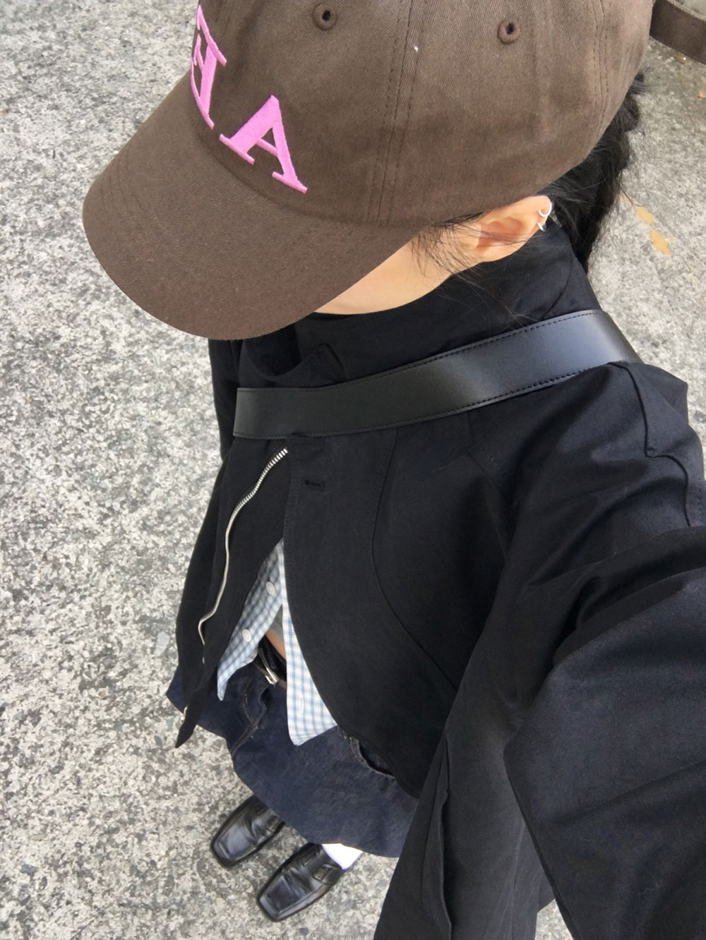 도크 하이넥 숏 트렌치 코트 (3color) 상세 이미지 21