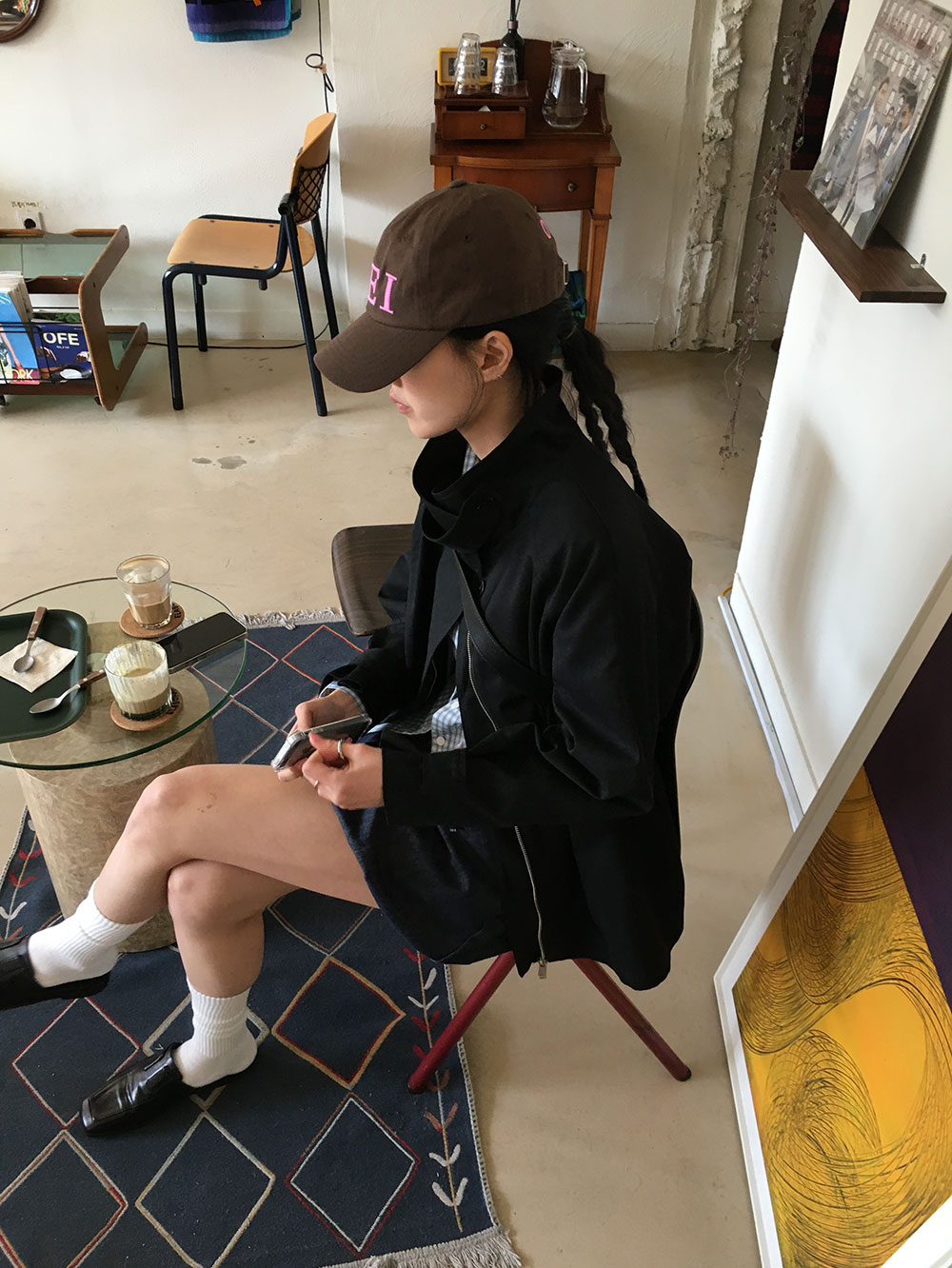 도크 하이넥 숏 트렌치 코트 (3color) 상세 이미지 15