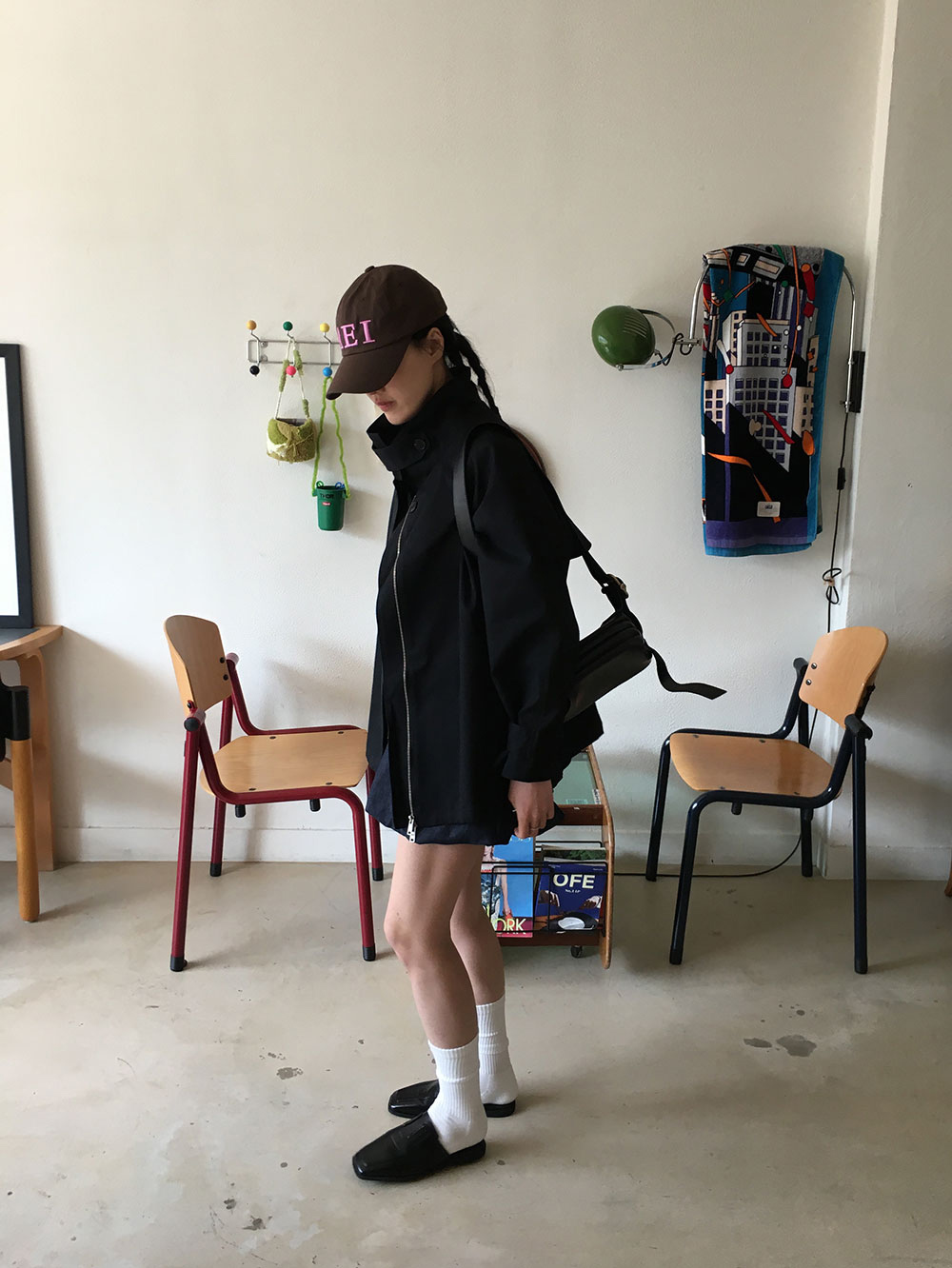 도크 하이넥 숏 트렌치 코트 (3color) 상세 이미지 7