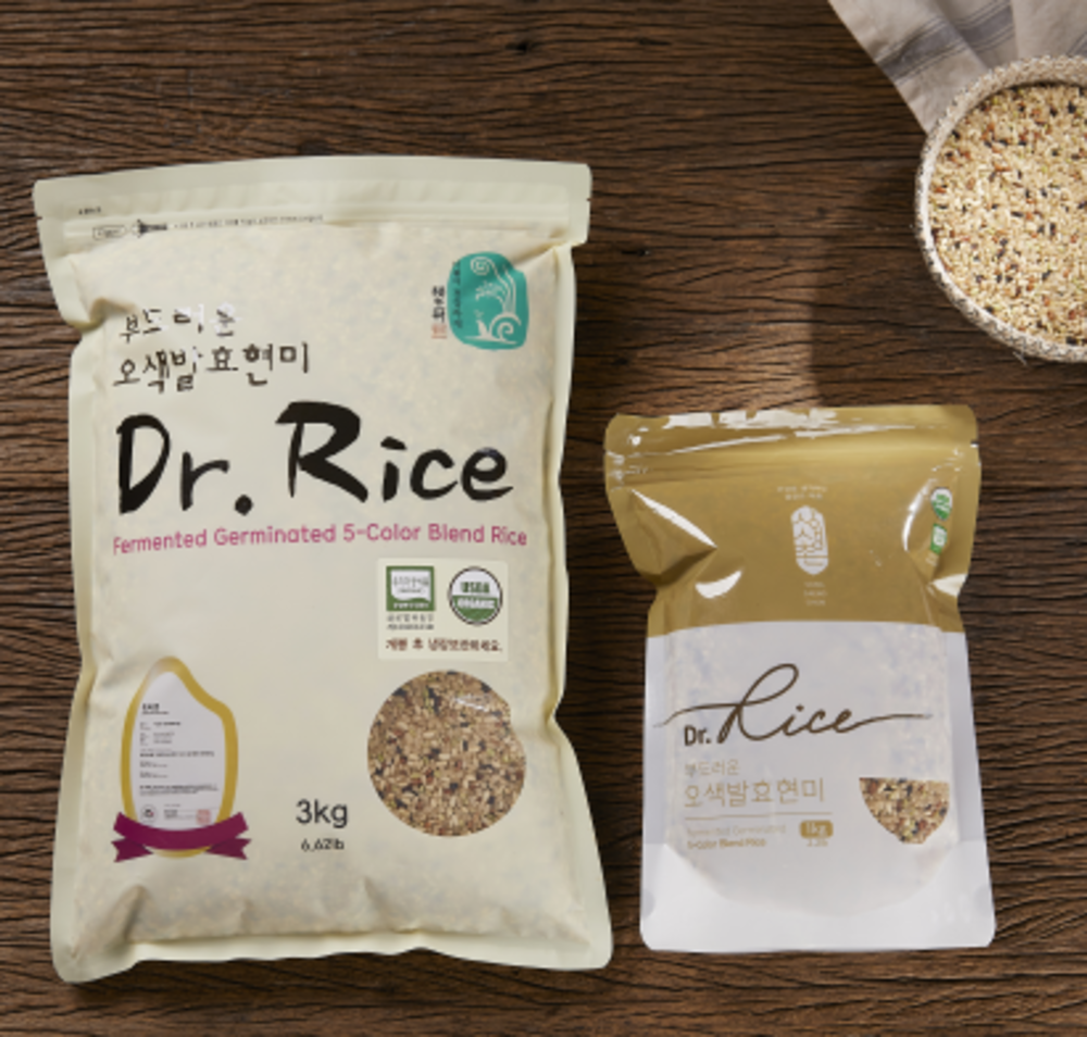 Dr. Rice 유기농 부드러운 오색발효현미 [3kg]