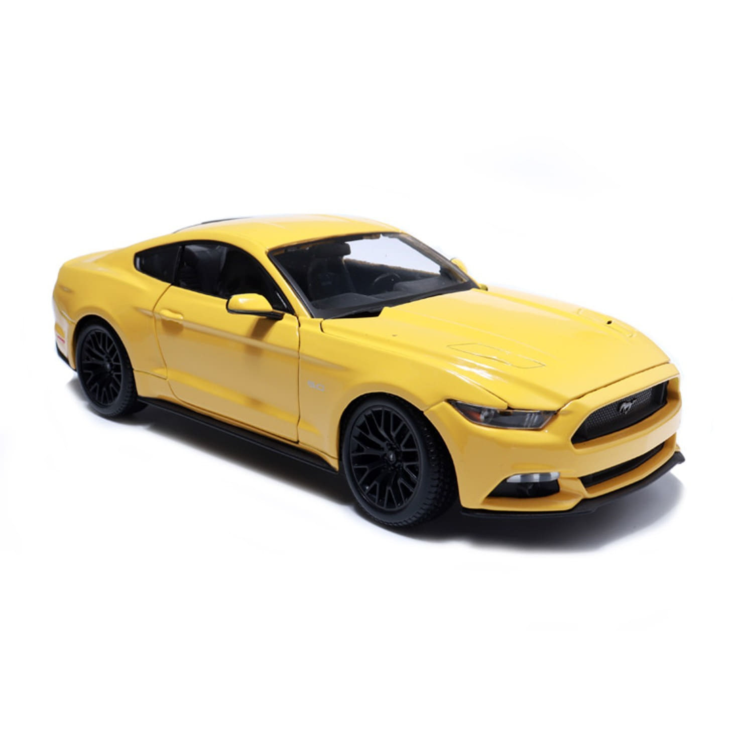 [마이스토] 1:18 포드 머스탱 GT 2015 옐로우 다이캐스트 모형차