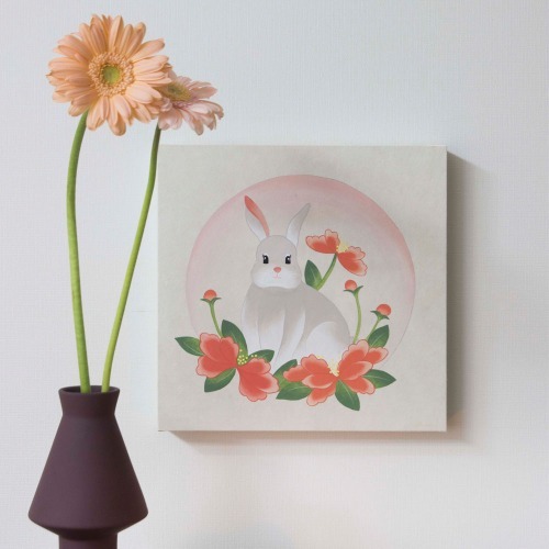 [민화화실 bliss]  Happy Rabbit&#039;s Year, 토끼 민화 키트