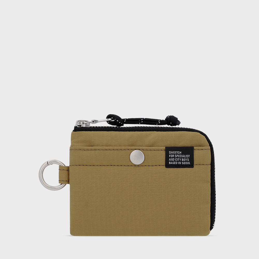 sweetch☆HALF ZIP WALLET 001 M HALF ZIP WALLET 001 M Black - sweetch