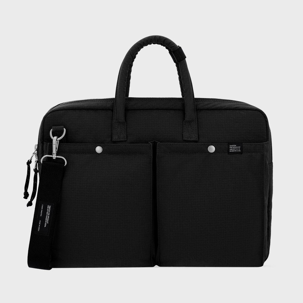 CITY BOYS SLIM BRIEFCASE 001 Dawn Black - sweetch