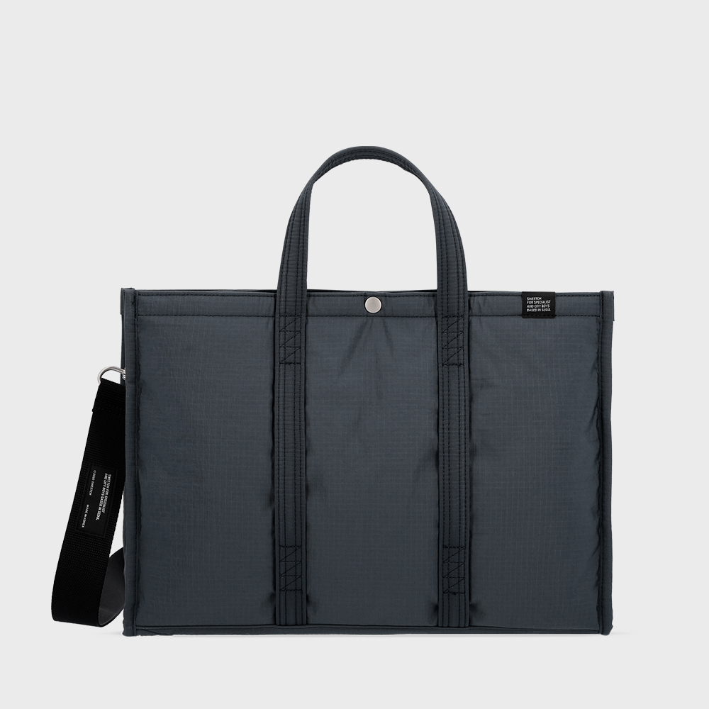 TOTE BRIEF 001 WIDE M Misty Blue - sweetch