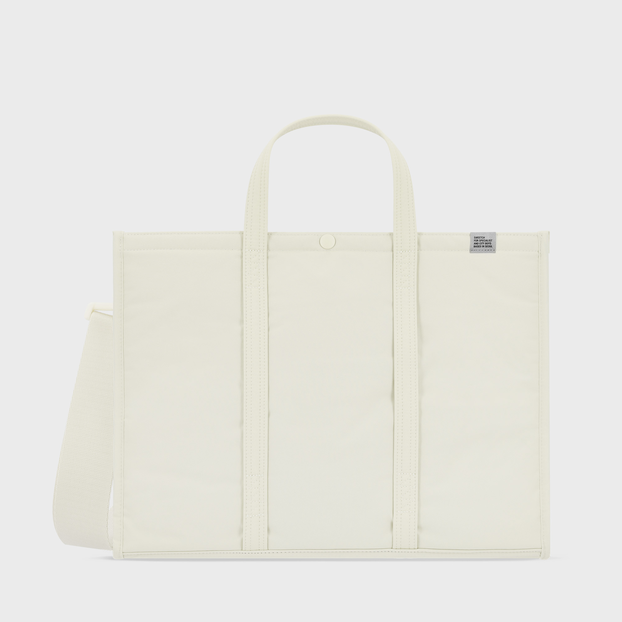 sweetch☆TOTE BRIEF 001 WIDE L 스위치(SWEETCH) TOTE BRIEF 001 WIDE L WITH BELT Black
