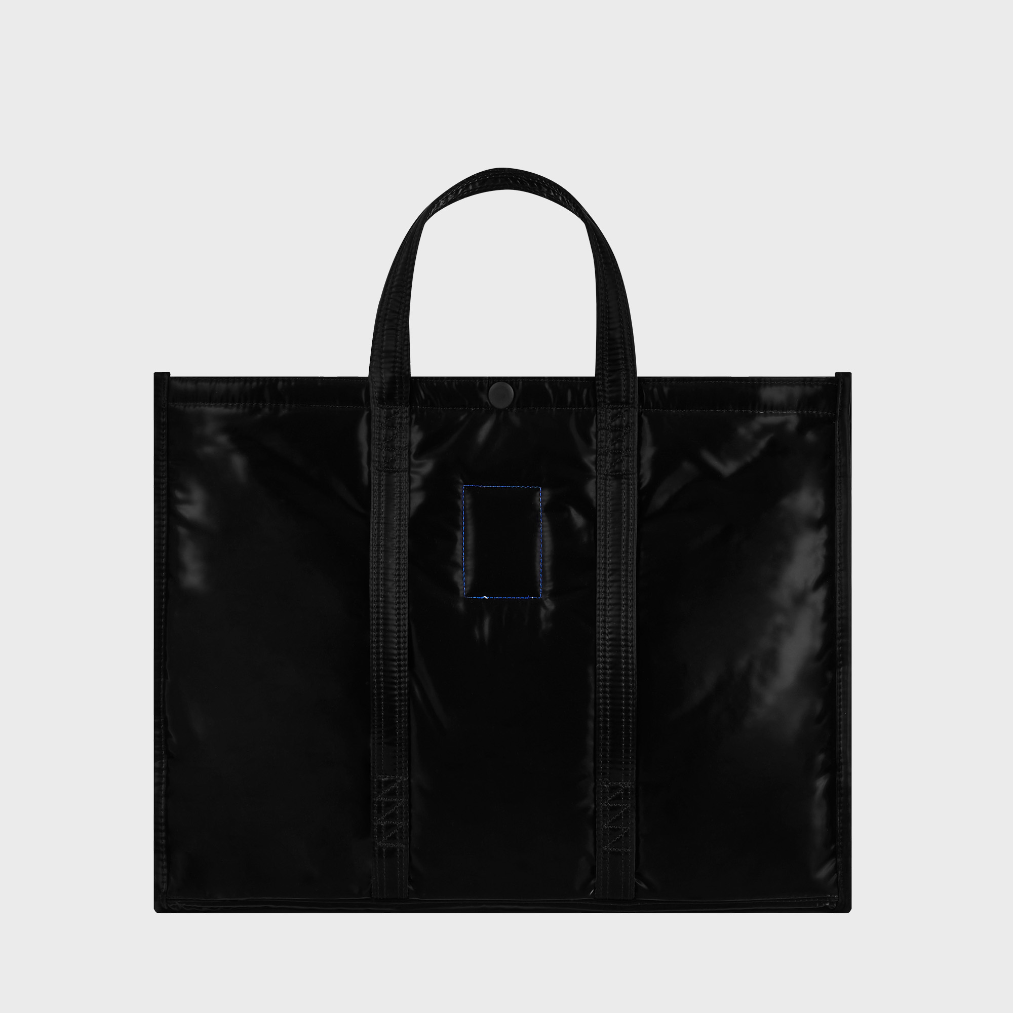 TOTE BRIEF 001 WIDE L Glossy Black - sweetch
