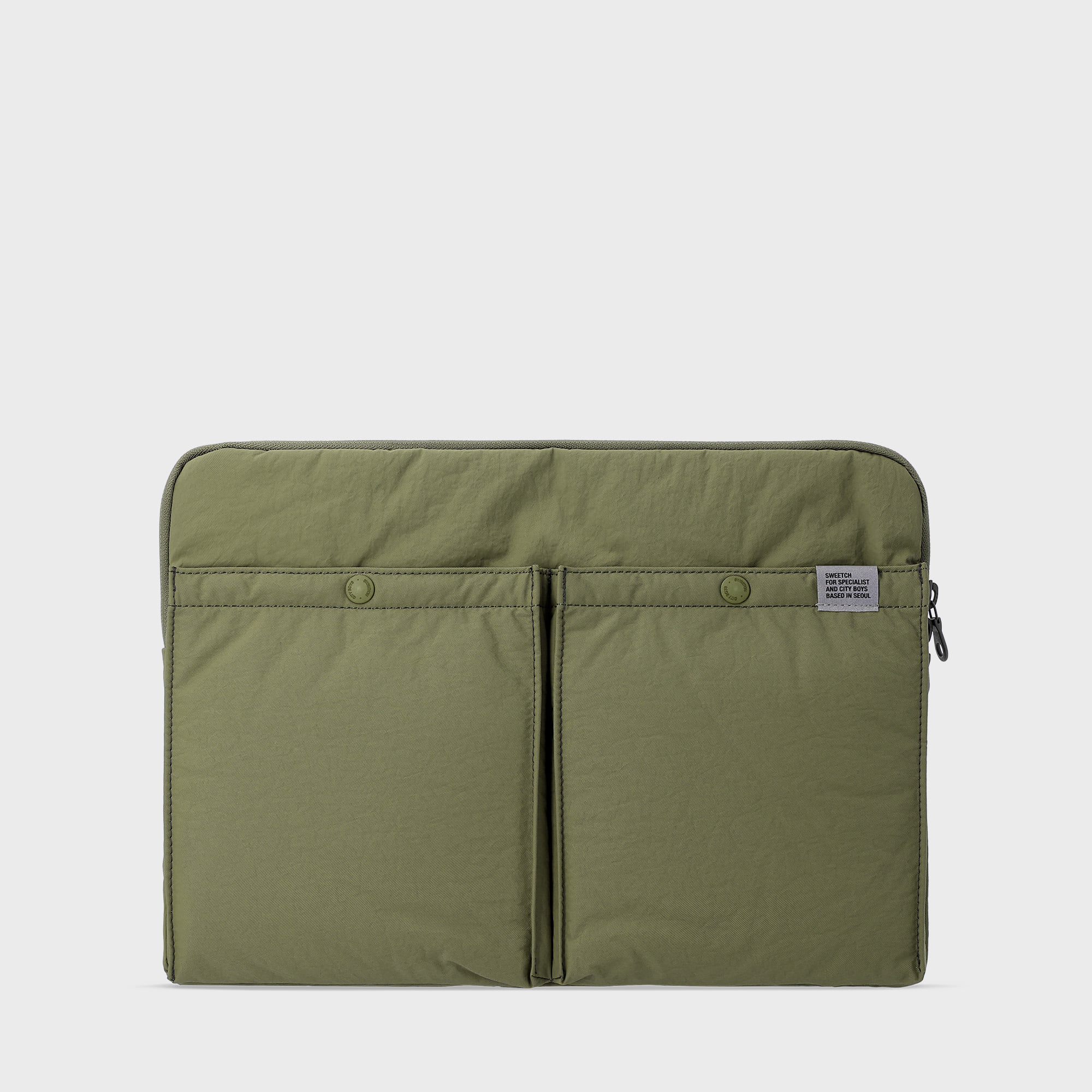 ★sweetch★ CITY BOYS LAPTOP CASE Olive Green CITY BOYS LAPTOP CASE Olive Green - sweetch
