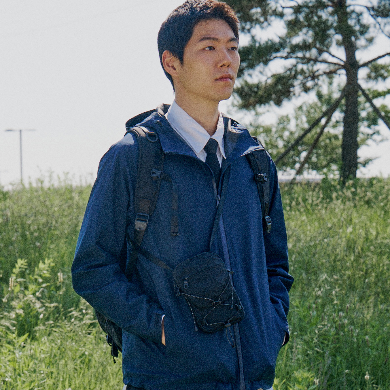 VOYAGER PASSPORT BAG 001 Black - sweetch