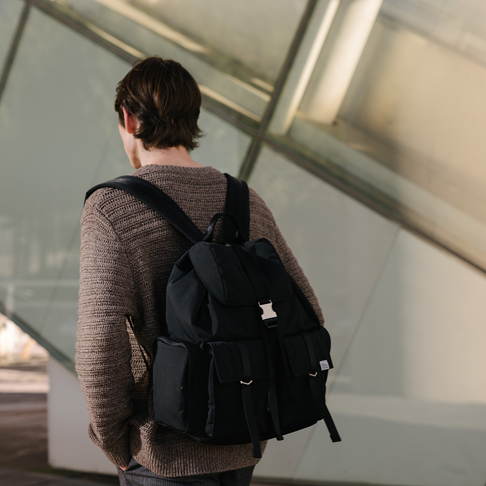 RUCKSACK 003 M Stone Grey - sweetch