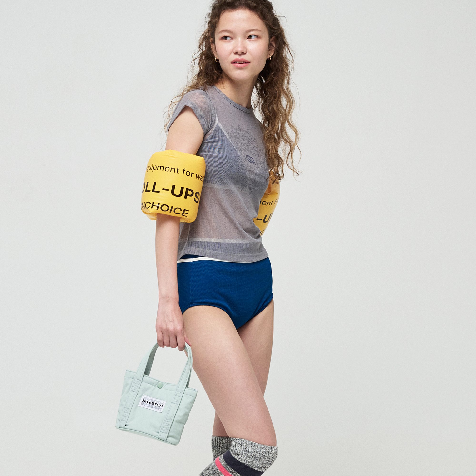 TOTE BRIEF 001 XS Light Blue - sweetch