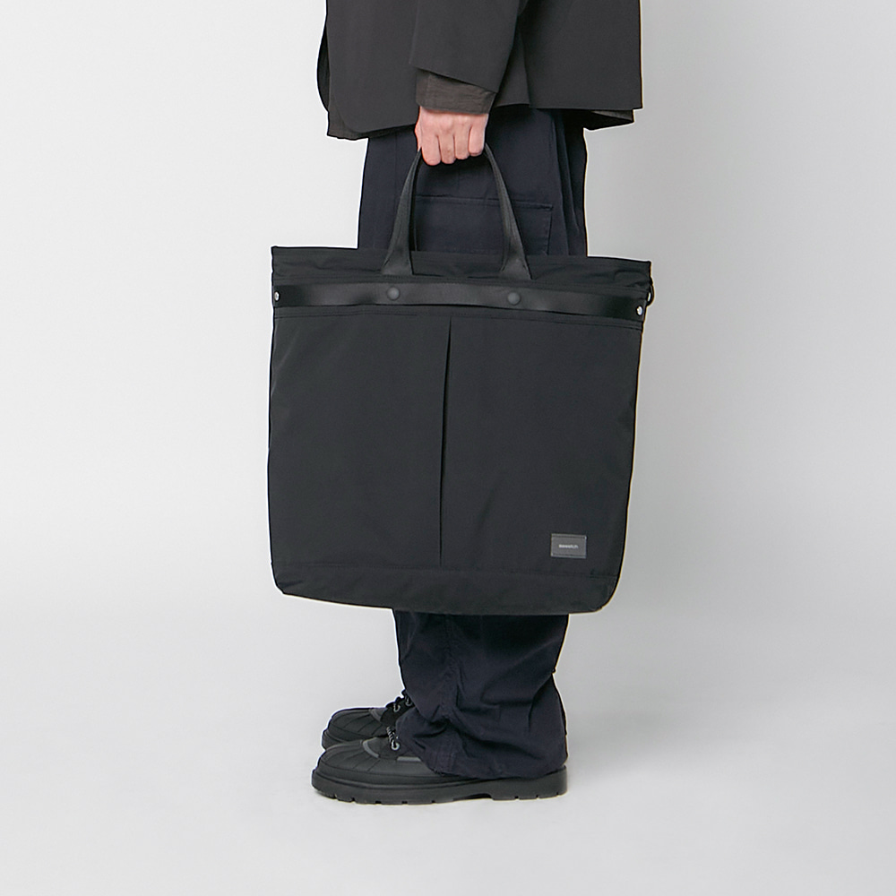 2WAY TOTE BAG 001 M Black - sweetch
