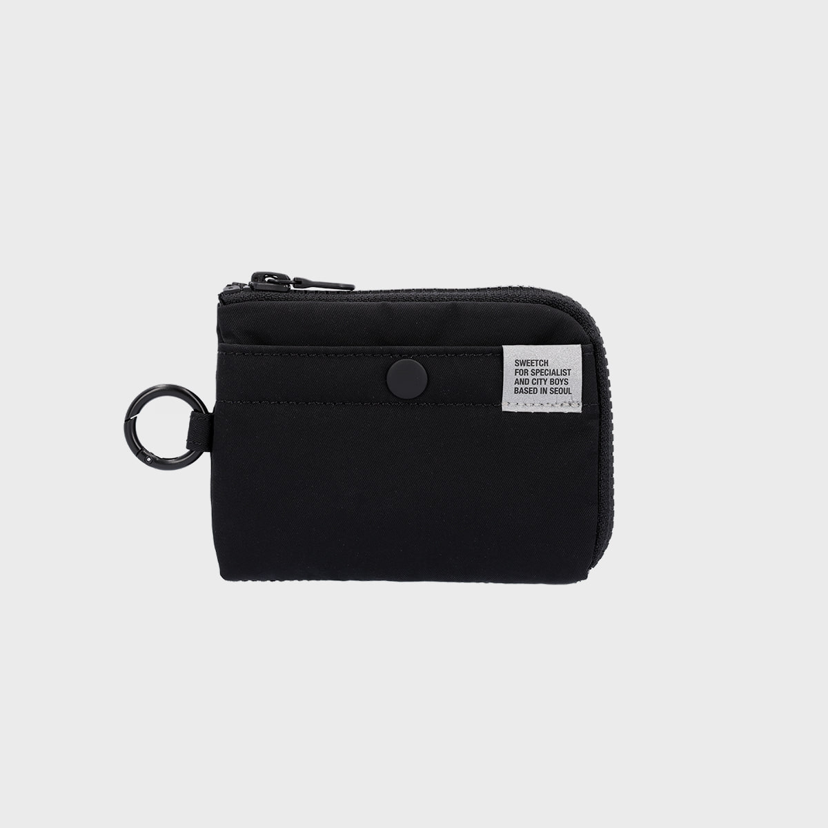 sweetch☆HALF ZIP WALLET 001 M HALF ZIP WALLET 001 M Black - sweetch