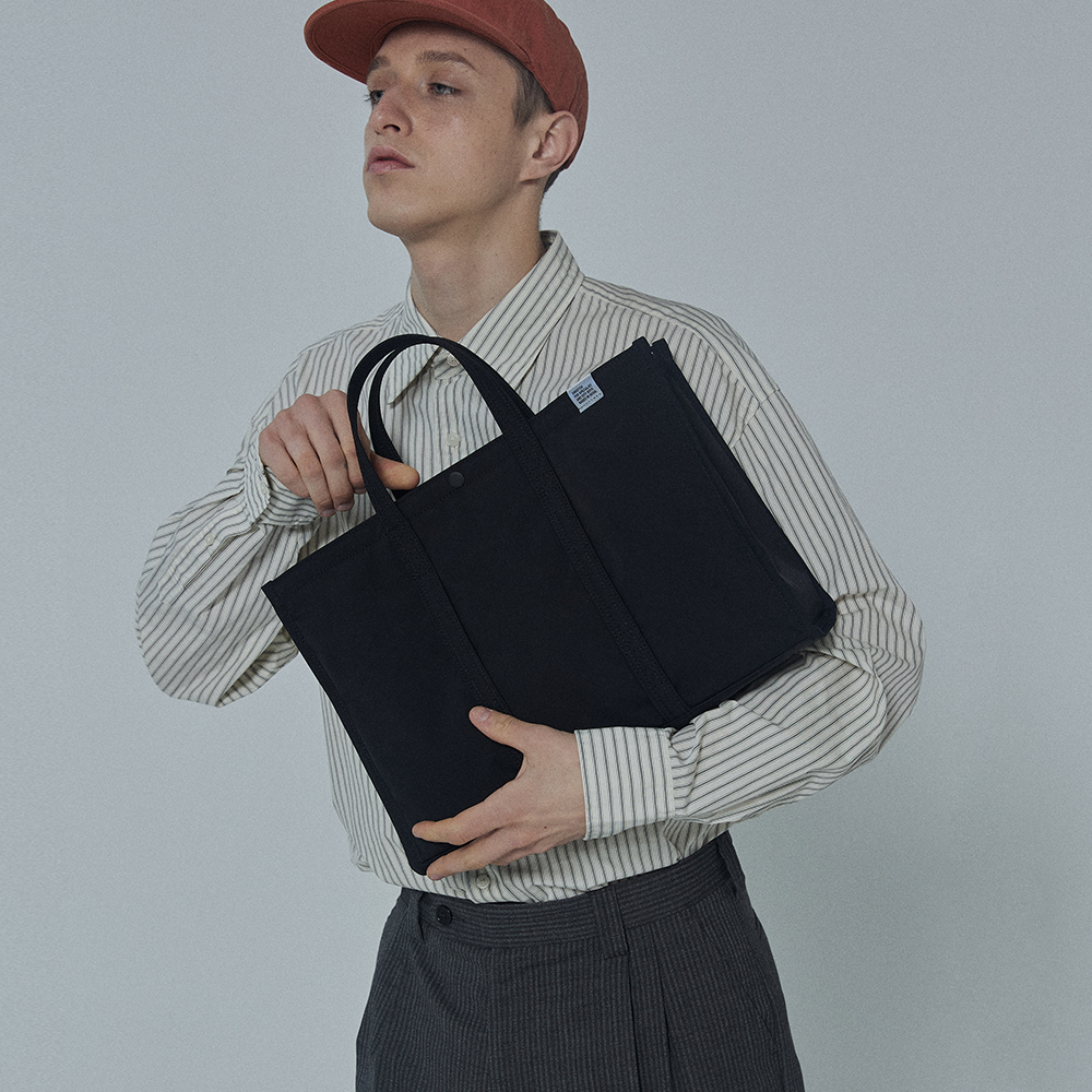 TOTE BRIEF 001 WIDE M Black - sweetch