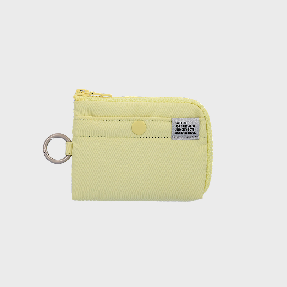 sweetch☆HALF ZIP WALLET 001 M HALF ZIP WALLET 001 M Lemon Yellow - sweetch
