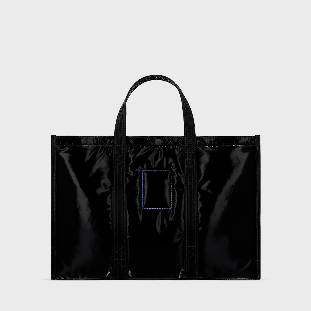 sweetch☆TOTE BRIEF 001 WIDE M Glossy Black MUSINSA | SWEETCH TOTE BRIEF 001 XS Glossy Black