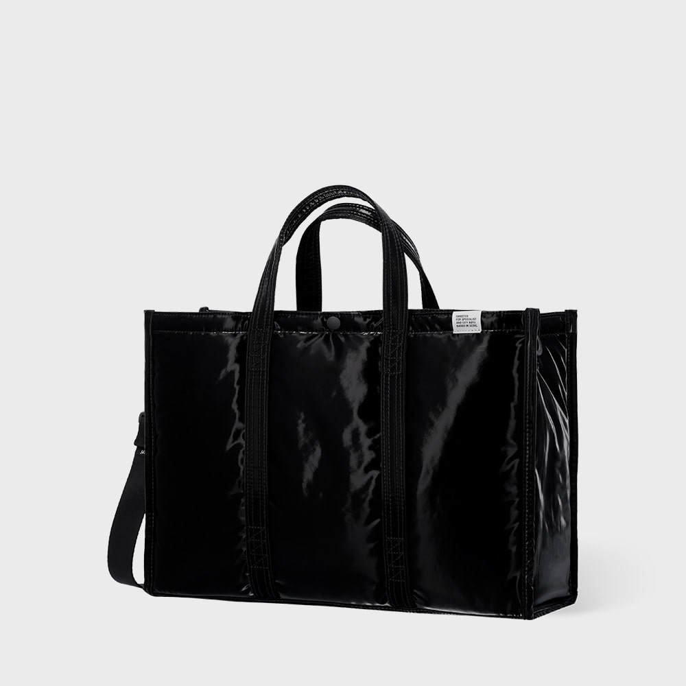 ★SWEETCH★TOTE BRIEF 001 WIDE M Glossy Black★送料・関税込 MUSINSA公式 | SWEETCH TOTE BRIEF 001 WIDE M Black