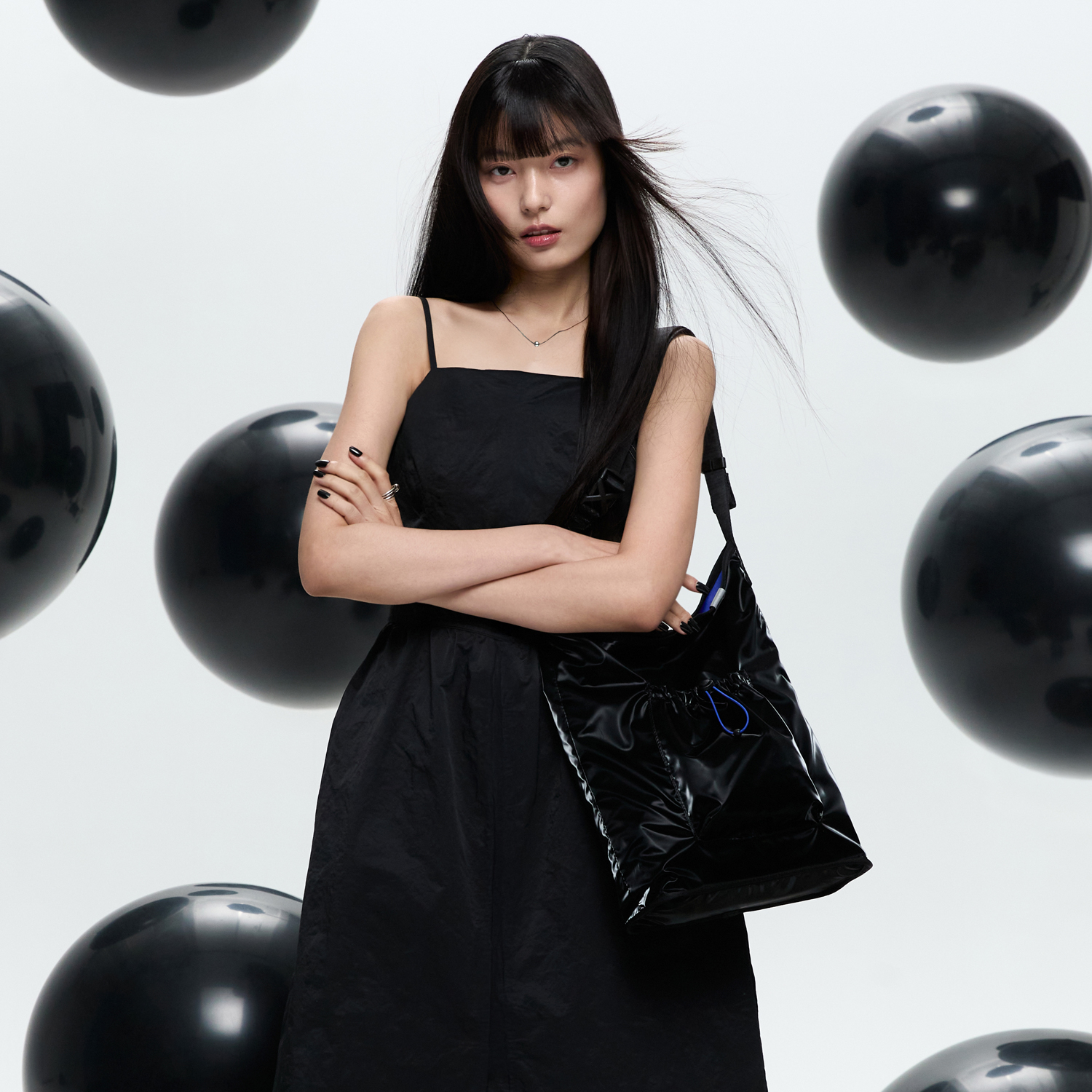 CITY BOYS MARKET BAG 002 Glossy Black - sweetch