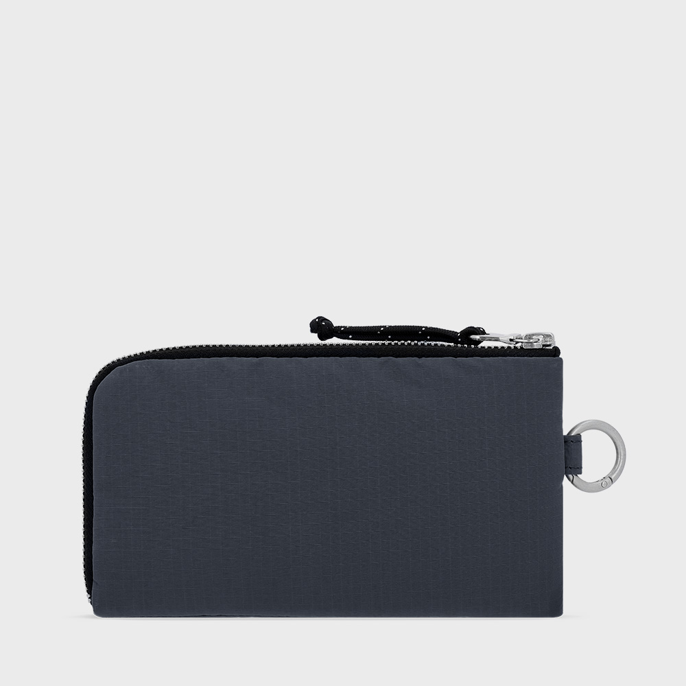 HALF ZIP WALLET 001 L Misty Blue - sweetch