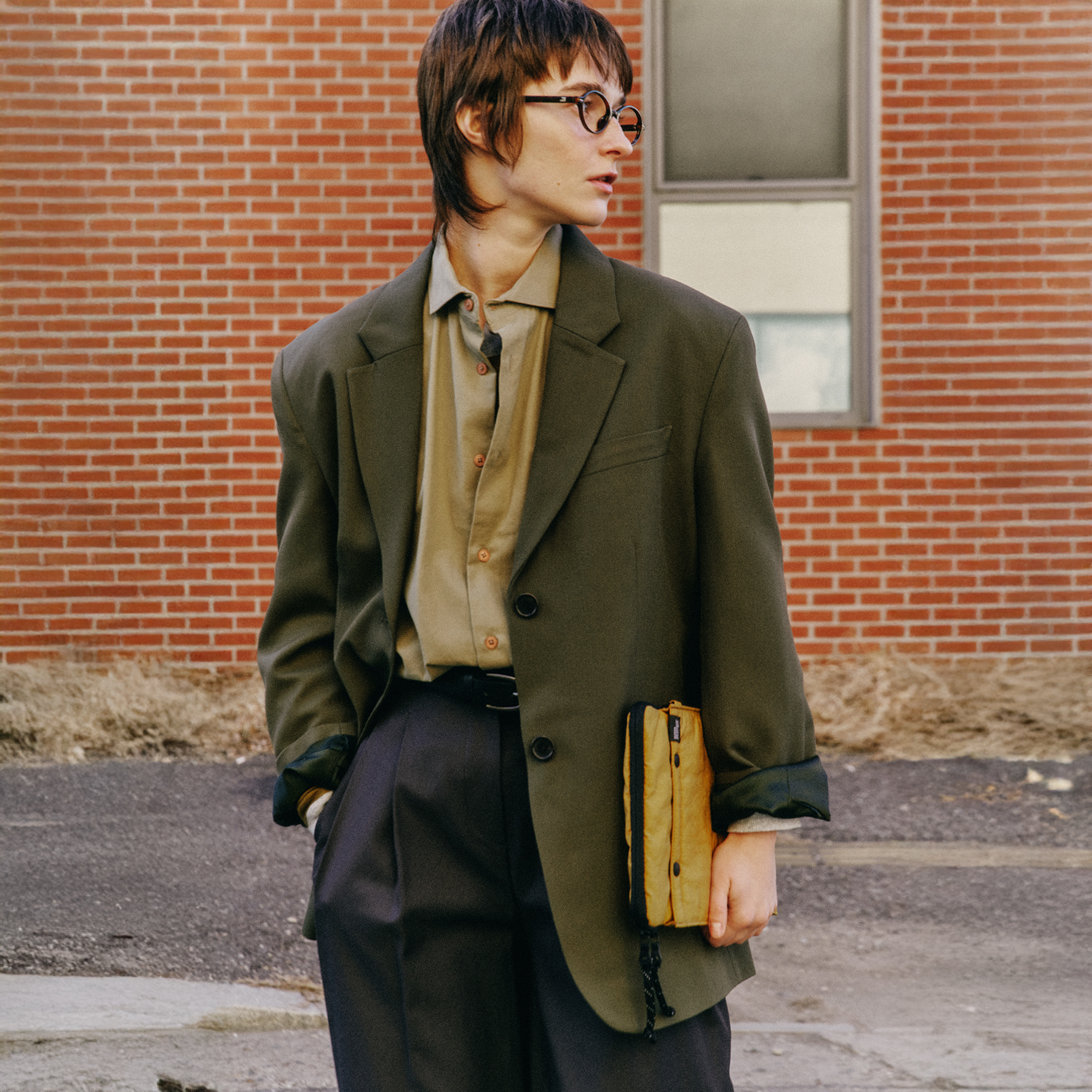 CITY BOYS IPAD CASE Ochre Mustard 11