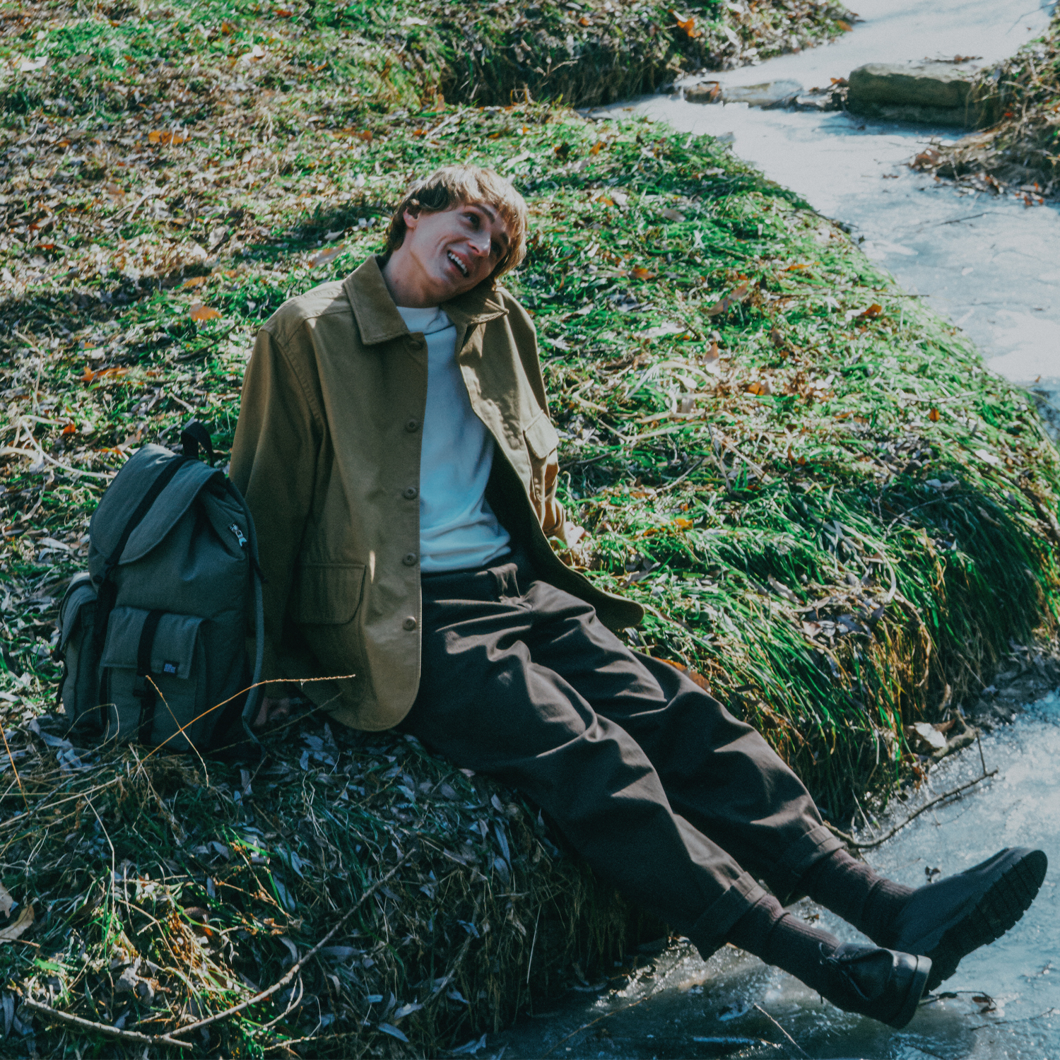 ☆sweetch☆ CITY BOYS POUCH 001 Ochre Mustard CT-031-OM CITY BOYS POUCH 001 Ochre Mustard - sweetch
