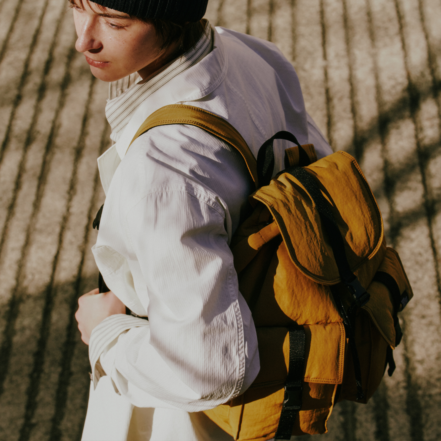 CITY BOYS RUCKSACK 001 S Ochre Mustard - sweetch