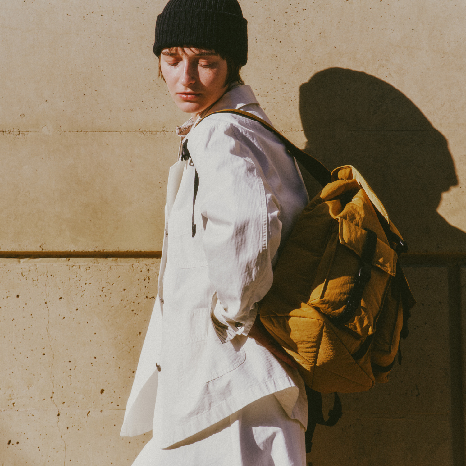 CITY BOYS RUCKSACK 001 S Ochre Mustard - sweetch