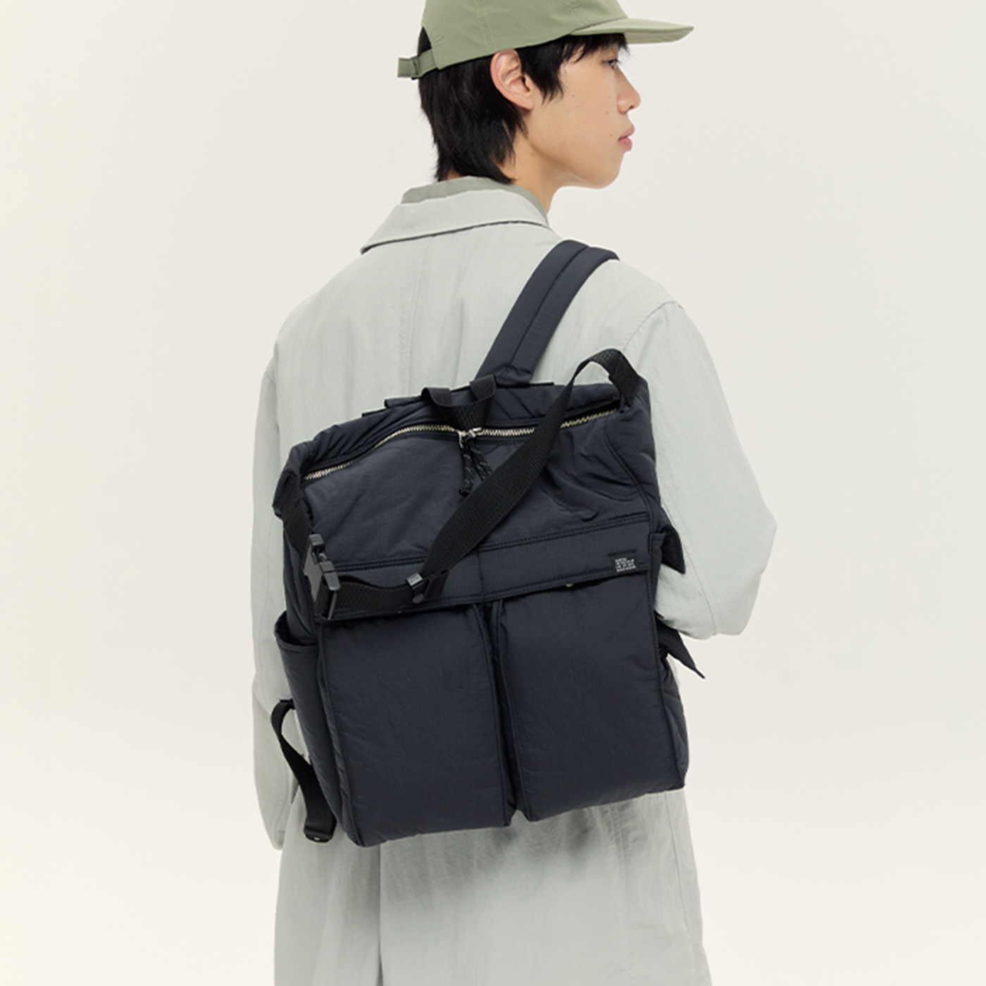 CITY BOYS 2WAY RUCKSACK 001 Dawn Black - sweetch