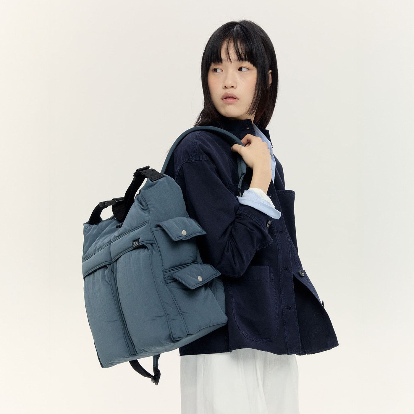 CITY BOYS 2WAY RUCKSACK 001 Misty Blue - sweetch