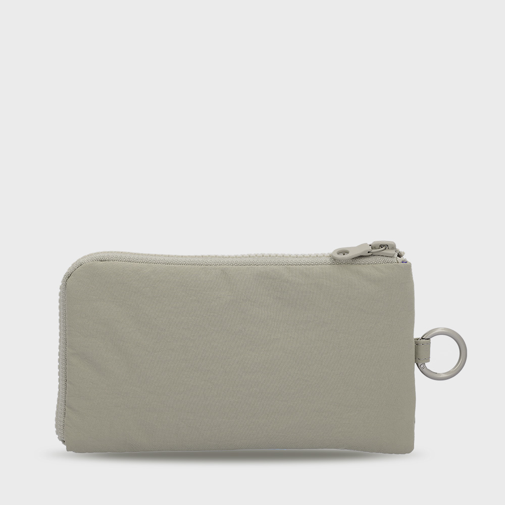 HALF ZIP WALLET 001 L Sand - sweetch