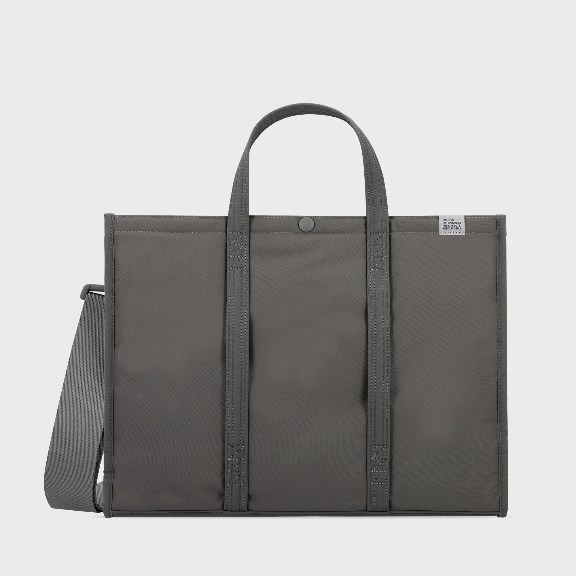 sweetch☆TOTE BRIEF 001 WIDE M Silver Product - Tote - sweetch