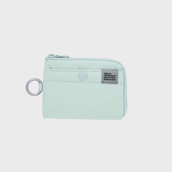 ★sweetch★ HALF ZIP WALLET 001 M Stone Grey HALF ZIP WALLET 001 M Stone Grey - sweetch