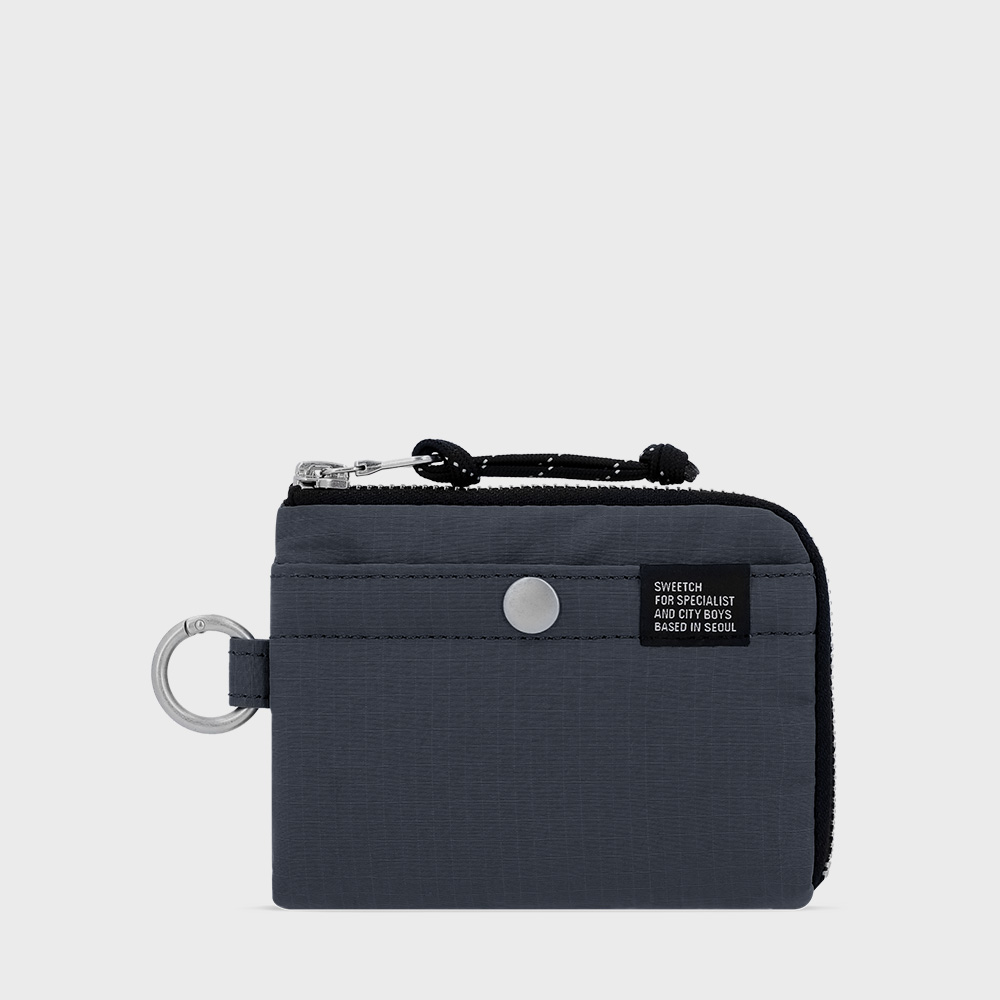 ★sweetch★ HALF ZIP WALLET 001 M Stone Grey HALF ZIP WALLET 001 M Moss Grey - sweetch