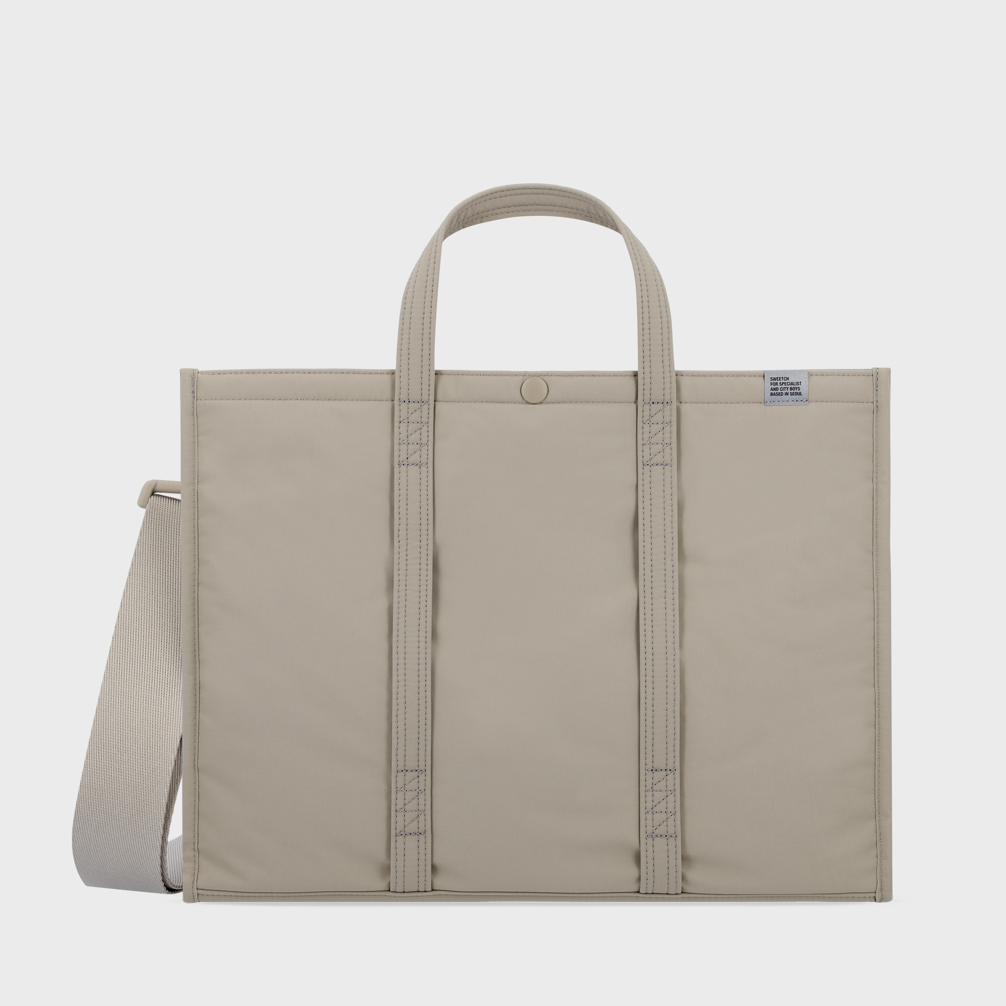 TOTE BRIEF 001 WIDE L Cream - sweetch