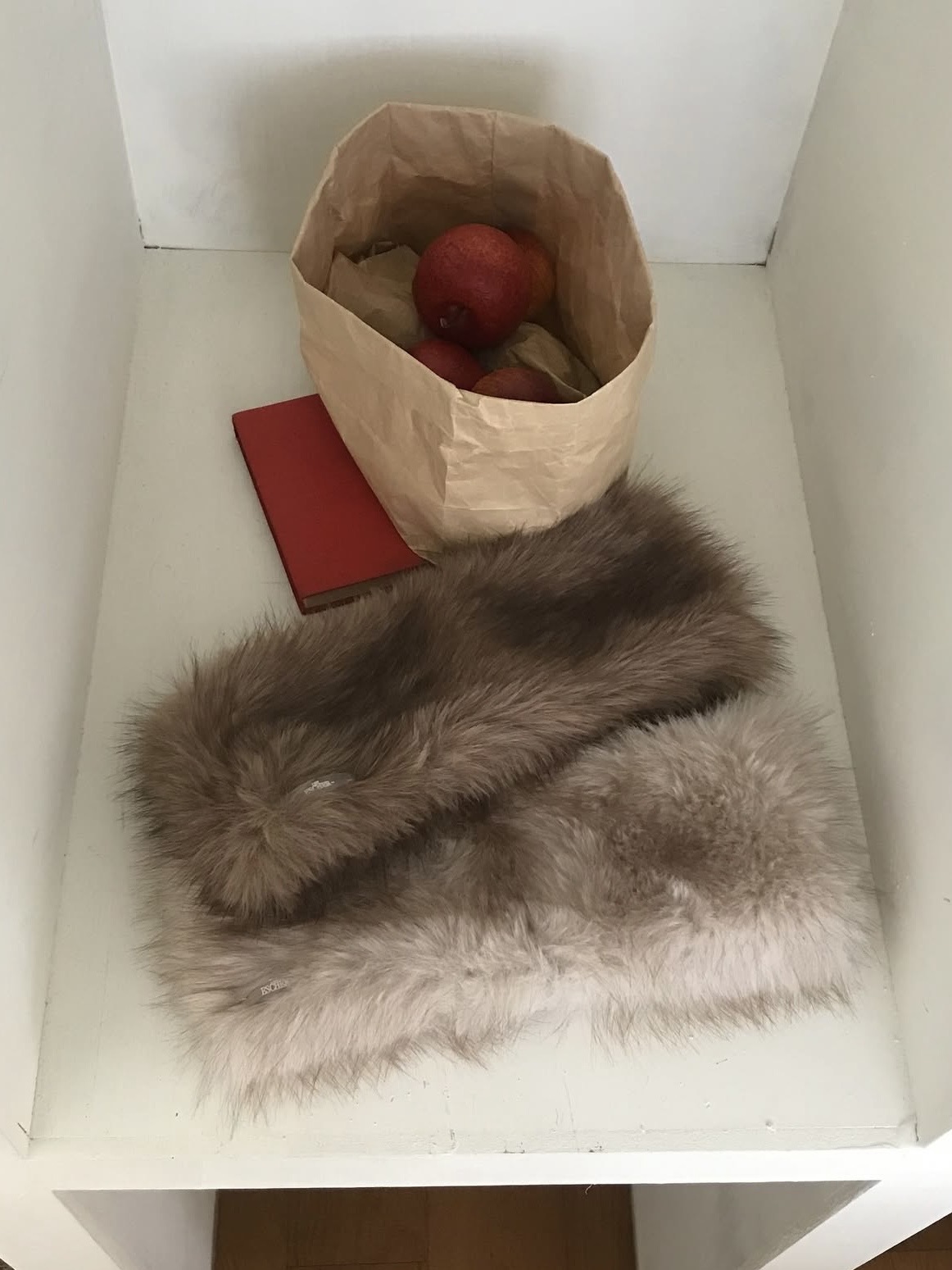 fur hair band (2colors) | here b4