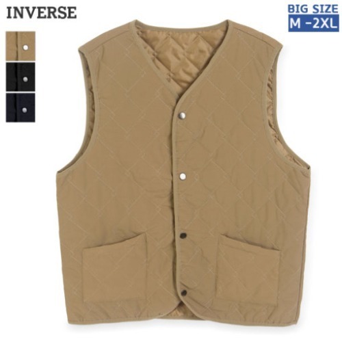 [WS-F175] Unisex Quilted Padded Vest Big Size Jumper