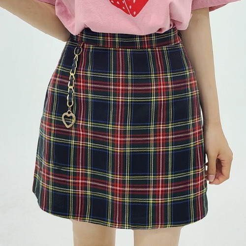 heart check skirt