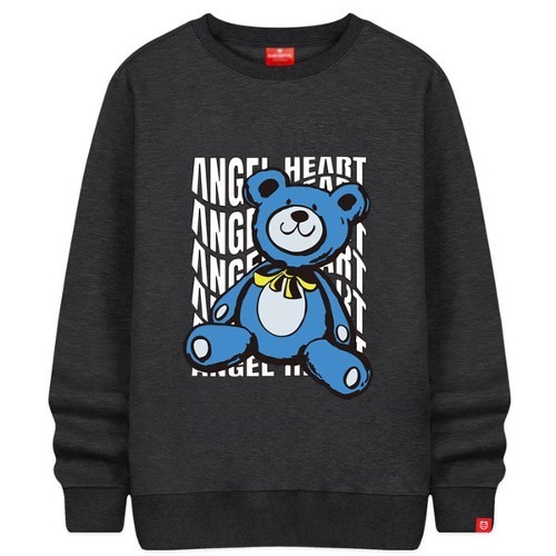 Blue Font Bear Sweatshirt