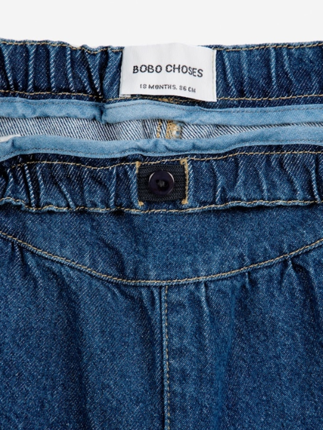 Baby Beneath The Moon denim baggy pants (denim) - My Little Closet 