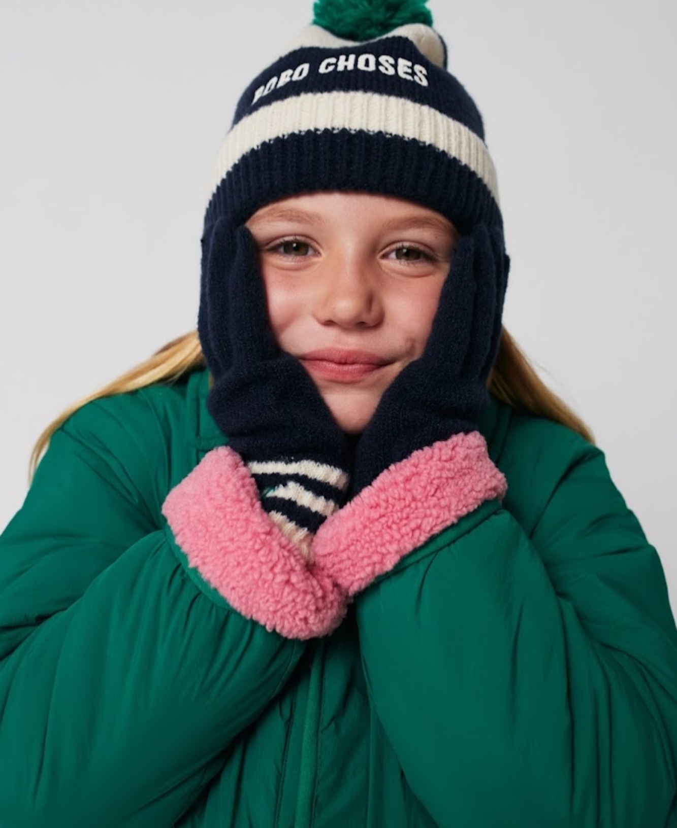 【かいね】BOBO CHOSES 残り1点(4-5y) BOBO CHOSES/Bobo Choses Color Block cardigan
