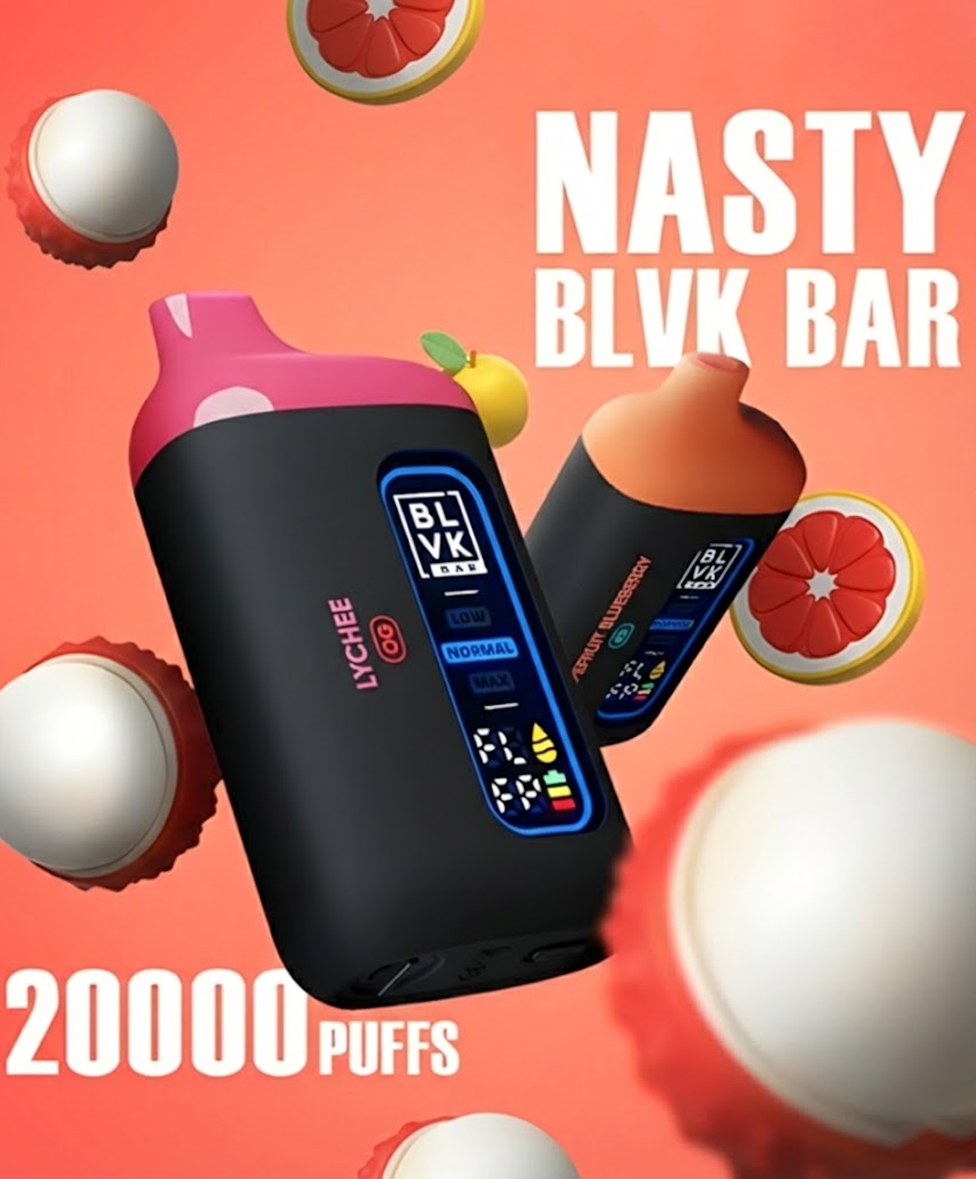 [네스티] BLVK 블랙유니콘바 (1%/22ml/20,000Puffs) 일회용전자담배