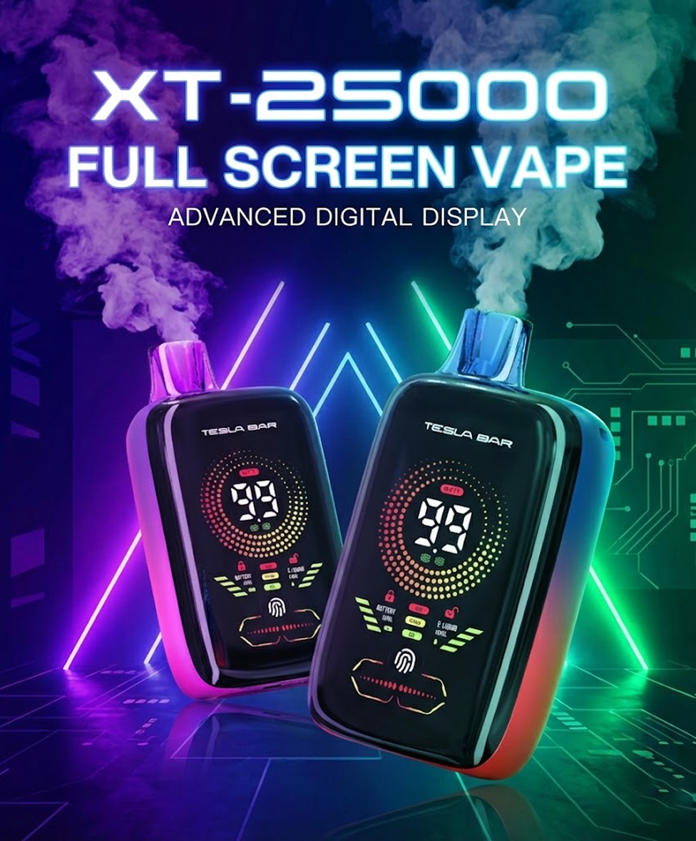 [테슬라바] (0.98%/25ml/25,000Puffs) 일회용전자담배